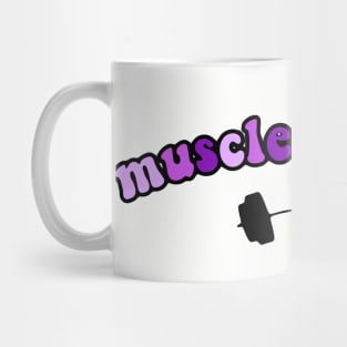 muscle mommy purple Mug